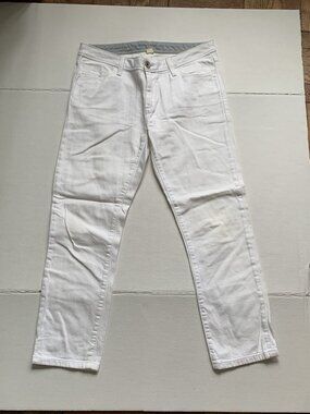 BANANA REPUBLIC WHITE JEANS PANTS SIZE 28
